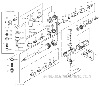 Part Location Diagram of 8940168868 Chicago Pneumatic Reverse Kit